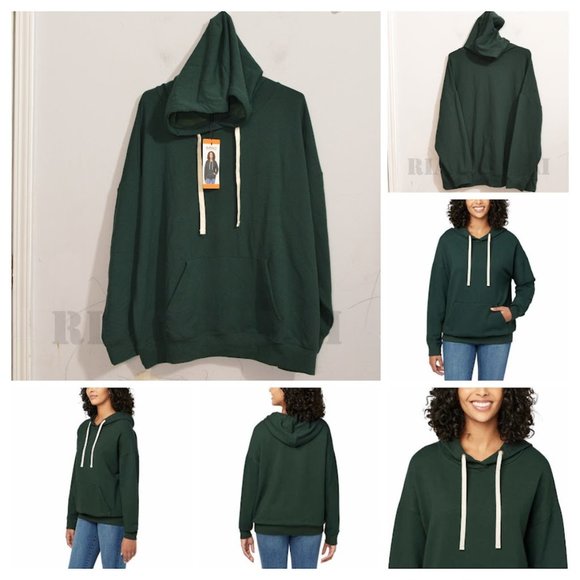 GREEN NWT  Ladies' Super Soft Hoodie with‎ Pocket Buffalo - Picture 1 of 8